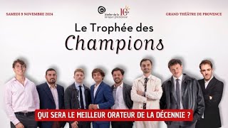 Trophée des Champions déloquence 2024 à AixenProvence [upl. by Behlke]