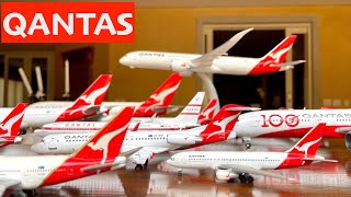 QANTAS  AIRPLANE MODEL COLLECTION [upl. by Jackqueline]