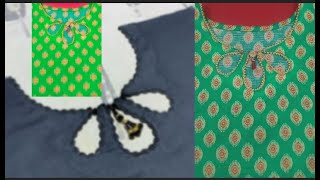 trendy neck design cutting and stitching how to make trende neck kurti cutting and stitching [upl. by Lapointe]