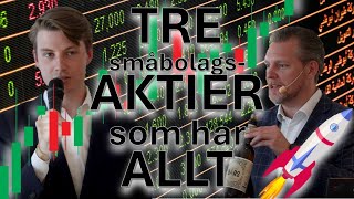 Tre småbolagsaktier som har allt [upl. by Nilcaj880]