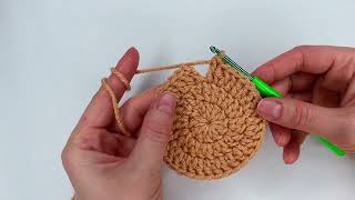 crochet easy coaster for beginners [upl. by Ahsemik]