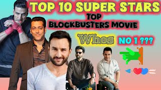 Top10 super blockbusters movies and stars  whos no 1 star [upl. by Arihppas975]