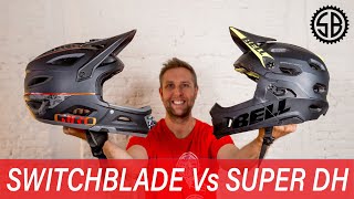 Giro Switchblade Vs Bell Super DH  Whats is the best Enduro Helmet [upl. by Esela]