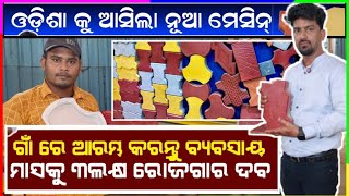 ଏହି ବ୍ୟବସାୟ ପ୍ରତିଦିନ ପଇସା ରୋଜଗାର  Paver Block Making Machine in Odisha Cement Tiles Making business [upl. by Eigger]