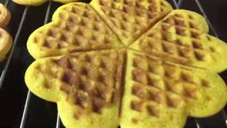 Homemade Waffles Recipe Lactose free [upl. by Eiramlatsyrk802]