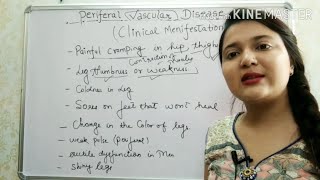 Peripheral vascular disease  easy explanation in hindi  Medical surgical nursing [upl. by Hassadah941]