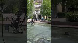 Tinguely Fountain Basel Switzerland [upl. by Kerwinn]