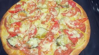 Uy sharoitida pitsa tayyorlash Приготовим пиццу в домашних условиях🍕🍕🍕🍕🥰🥰🥰 [upl. by Korella]