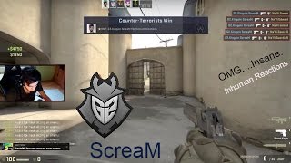 OMG Insane ScreaM with desert eagle 1 shot and 5 kills  ALL HEADSHOTS [upl. by Dewey]