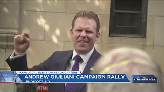 Andrew Giuliani to hold campaign rally in Endicott [upl. by Ahsenaj449]