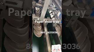 Paper shoe filler  shoes paper tray forming machine press on small plate machineshoes machine [upl. by Holladay]