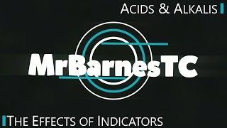 GCSE Chemistry 19 The Effect of different Indicators on Acids and Alkalis [upl. by Rehteh]