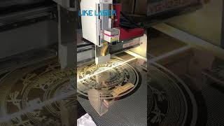 Laser Metal Etching Machine for Elevator Stainless Steel SheetElevator Cabin [upl. by Reta]