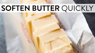 Soften Butter Quickly with this Trick  Sallys Baking Recipes [upl. by Diskson]