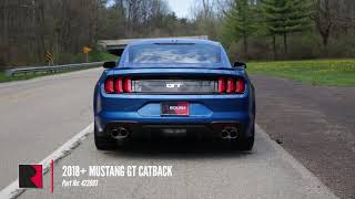 2018 Mustang GT ROUSH Catback Exhaust  ROUSH Performance [upl. by Ahsatam334]