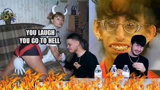 IF YOU LAUGH YOU GO TO HELL TRY NOT TO LAUGH CHALLENGE [upl. by Aciretnahs]