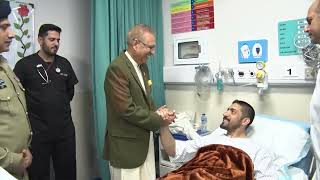 Press Release No 1212022  President Arif Alvi Visited CMH  23 Dec 2022  ISPR [upl. by Matthus50]