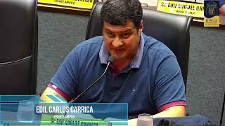 Edil Carlos Carrica Asuntos Previos 24 Octubre 2024 [upl. by Pedrick]