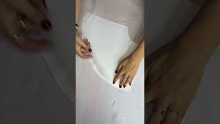 The difference between a double folded hem and a hem using horse hair sewing diy pattern [upl. by Kcirdehs]