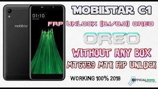 Mobiistar C1 frp Unlock Oreo 8180 bypass Google account working 100 2018 [upl. by Ggerg938]