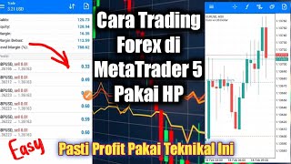 cara trading forex MetaTrader 5 di android  moment SBR akurasi 99 khusus pemula [upl. by Antin314]