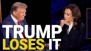 Trump spirals in unhinged debate showdown with Kamala Harris  US debate highlights [upl. by Nonez]