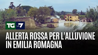 Allerta rossa per lalluvione in EmiliaRomagna [upl. by Akamahs]