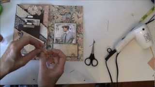 How to make a journal year book tutorial with A Ladies Diary part 9 [upl. by Conlee273]