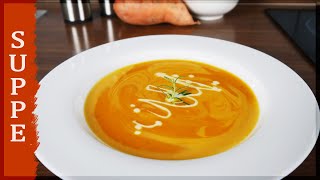 Einfache Süßkartoffel Cremesuppe  schnell amp lecker [upl. by Ilellan]