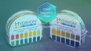 How to Use Hydrion pH Paper [upl. by Adnical]