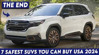 7 Safest SUVs You Can Buy In USA 2024 [upl. by Dannie]