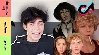 reacting to tiktok THIRST TRAPS [upl. by Ellon]