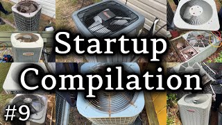 Air Conditioner Startup Compilation  35 startups [upl. by Galliett117]