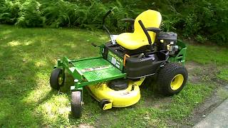 my new john deere zero turn mower [upl. by Emerej]