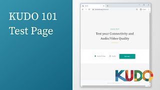 KUDO 101  Test Page [upl. by Yerkovich913]