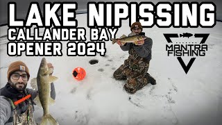 LAKE NIPISSING WALLEYE OPENER 2024  Callander Bay [upl. by Ecerehs119]