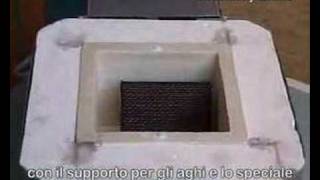 Zerodue  forno per vetrofusione perle di vetro e ceramica [upl. by Hanleigh]