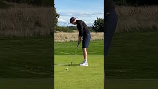 Great hybrid decent approach almost bird two putt par golf shorts golfshorts golfvlog [upl. by Tamberg20]