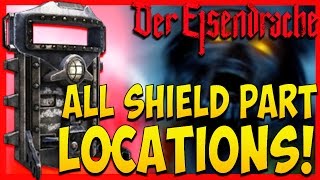 Der Eisendrache quotROCKET SHIELD PARTquot LOCATIONS How to Build the Shield in Der Eisendrache Zombies [upl. by Orva684]