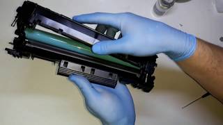 HOW TO REFILL HP 44A CF244A TONER REFILL RECARGA ЗАПРАВКА [upl. by Aborn]