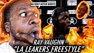 HE NEXT AFTER KENDRICK LAMAR  TDEs New Signee Ray Vaughn LA Leakers Freestyle REACTION [upl. by Efeek]