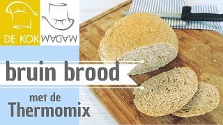 Thermomix bruin brood bakken makkelijker dan het lijkt  De Kokmadam [upl. by Hteik898]