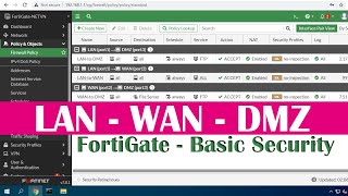 Basic configuration for Fortigate interfaces [upl. by Vaclav992]