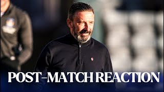 Dundee A  Postmatch Derek McInnes [upl. by Attenahs]