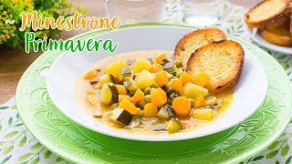 Minestrone di Primavera  Ricetta Minestrone di Verdure Fatto in Casa  55Winston55 [upl. by Vikki]