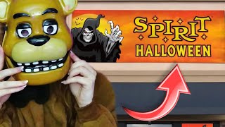 I BECAME FREDDY FAZBEAR 😱 FNAF MERCH HUNT amp HAUL [upl. by Ardnuaed]