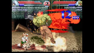 Batman amp Fox Mccloud vs Killer Croc amp Wolf [upl. by Malsi]