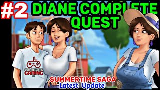 Diane New House amp The End  Diane Complete Quest  Summertime saga 0201  Full Walkthrough 2 [upl. by Jarus899]