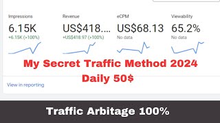 AdSense and Adx Traffic Arbitrage Secret Method 2024  AdSense loading 2024 [upl. by Emogene]