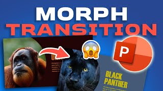 How to use MORPH in PowerPoint to create an amazing presentation 🤯 [upl. by Feodora]